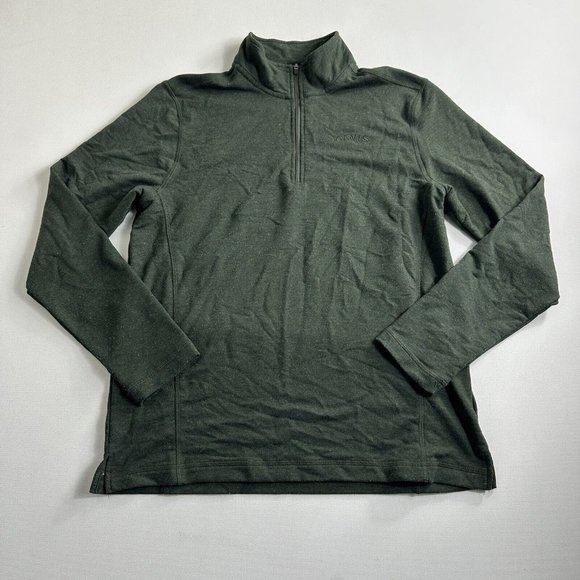 Orvis 1/4 Zip Pullover Sweater Men's‎ Size Small Green Longsleeve Casual Classic - Picture 1 of 9